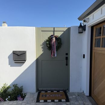 Salt & Spray - Freshly painted front gate. - Painters Near Me - Dana Point, California Salt & Spray - Freshly painted front gate. - Painters Near Me - Dana Point, California