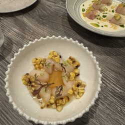 Scallop and Baja Kampachi Crudos