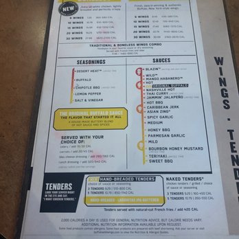 Buffalo Wild Wings - Menu - Chicken Wings Near Me - South Jordan, Utah