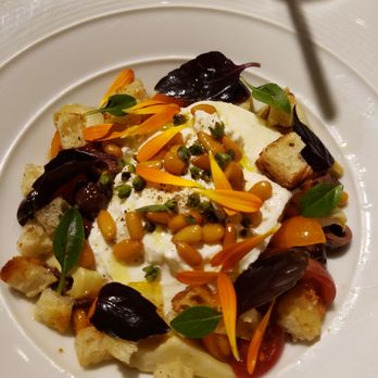 Copine - Burrata and artichoke salad - French Near Me - Seattle, Washington