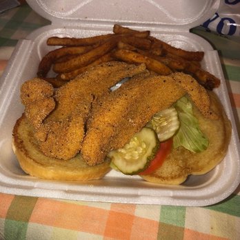 Lutfi's Fried Fish - Fish sandwich combo - Soul Food Near Me - Omaha, Nebraska
