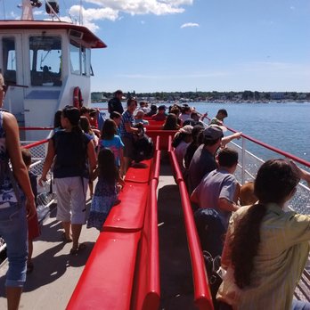 Casco Bay Lines - Top deck. - Public Transportation Near Me - Portland, Maine
