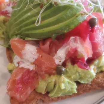Madison Cafe and Grill - Closeup of the Avocado Toast - Lebanese Near Me - Edgewater, New Jersey
