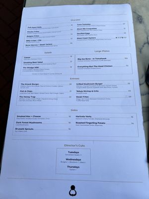 Menu photo 2 The Knock Santa Barbara, CA Menu photo 2 The Knock Santa Barbara, CA