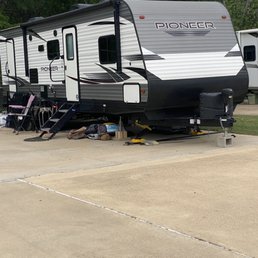 No standards enforced for "junk storage " Definitely a trailer park.
