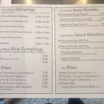 Hello Dumpling - Menu - Noodles Near Me - Dallas, Texas