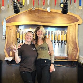 Walking Tree Brewery - Cass and Jessica were on the bar - Breweries Near Me - Vero Beach, Florida Walking Tree Brewery - Cass and Jessica were on the bar - Breweries Near Me - Vero Beach, Florida