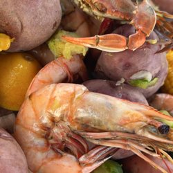 Sampson & Son's Seafood - The shrimp were huge, photo doesn't do them justice.