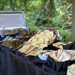 The WaitStaff Team - This all came from a restaurant in disposables, and we can switch all food items onto other platters or bowls to elevate the feel.
