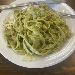 Chicken pesto fettuccini