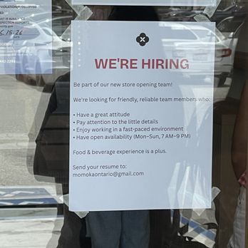 Momoka - Hiring info - Coffee & Tea Near Me - Ontario, California Momoka - Hiring info - Coffee & Tea Near Me - Ontario, California