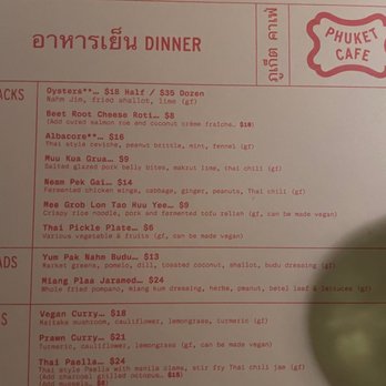 Phuket Cafe - Menu - Thai Near Me - Portland, Oregon Phuket Cafe - Menu - Thai Near Me - Portland, Oregon