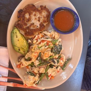 Snooze, an A.M. Eatery - Protein & Veggie Egg White Scramble* - Breakfast & Brunch Near Me - Tustin, California