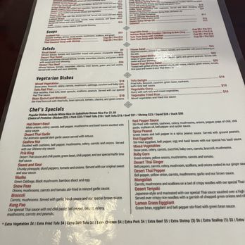 Desert Thai - Menu - Thai Near Me - Cathedral City, California Desert Thai - Menu - Thai Near Me - Cathedral City, California