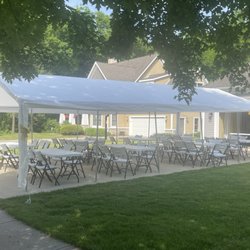 West Michigan Events - 16'x32' Tent Package - Includes 8 6FT Tables and 48 Chairs