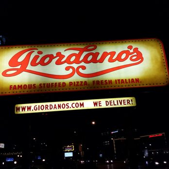 Giordano's - Sign out front as of 10/5/2016. - Pizza Near Me - Rosemont, Illinois