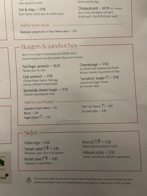Menu photo 1 The Sipping Room West India Quay, XGL Menu photo 1 The Sipping Room West India Quay, XGL