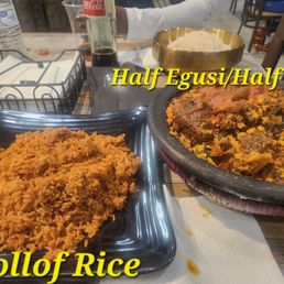 Jollof Rice with Any Choice of Protein