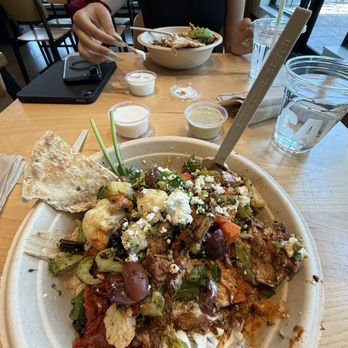 CAVA - Garlicky Chicken Shawarma Bowl - Salad Near Me - Katy, Texas