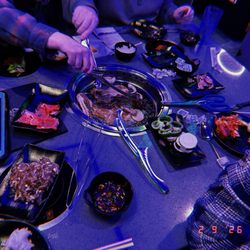 Hungry Pot Korean BBQ & Hot Pot - Kbbq! multiple meats and veggies to grill, plus personal sauces and rice
