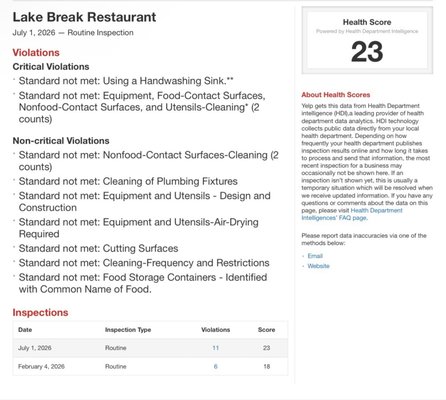 Menu photo 3 Lake Break Restaurant South Jordan, UT