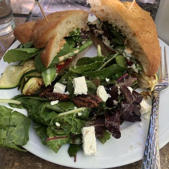Wild Fig Kitchen - Grilled veggie sando with side salad. - Breakfast & Brunch Near Me - Coarsegold, California