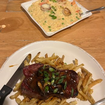 Blaze - steak frites and seafood risotto - Burgers Near Me - Bar Harbor, Maine Blaze - steak frites and seafood risotto - Burgers Near Me - Bar Harbor, Maine