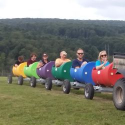Alpaca Acres Farm and Fun - Barrel Train is a barrel of laughs for all ages
