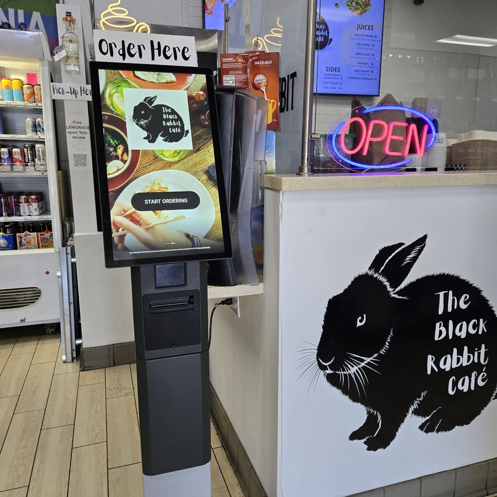 Black Rabbit Cafe - Kiosk where you order - Sandwiches Near Me - Los Angeles, California