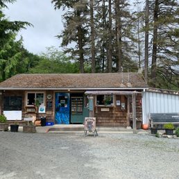 the front of the building