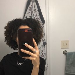 The hair I was bullied about by the manager.