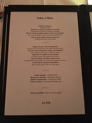 Menu photo 6 Restaurant Bonaparte Montreal, QC