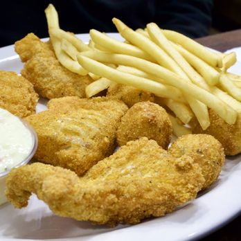 Jerry's Restaurant - Hand Breaded Cod w Fries (side) - American Near Me - Paris, Kentucky