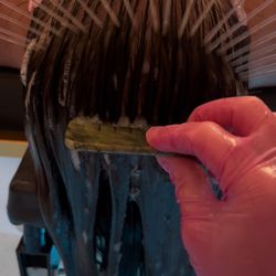 The Scalp Bar - Part of the treatment