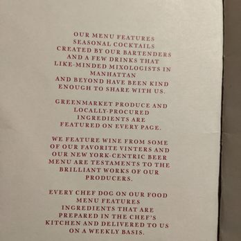 Please Don't Tell - Menu - Lounges Near Me - New York, New York Please Don't Tell - Menu - Lounges Near Me - New York, New York