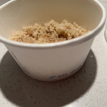 Eternal Abundance - Side of Quinoa 4$ .. for only a couple spoonfuls worth of the crusty overcooked bottom pan stuff - Vegan Near Me - Vancouver, British Columbia Eternal Abundance - Side of Quinoa 4$ .. for only a couple spoonfuls worth of the crusty overcooked bottom pan stuff - Vegan Near Me - Vancouver, British Columbia