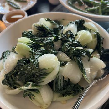 Lunasia Signature - Stir fried garlic baby bok choy $17 (3/5/26) - Dim Sum Near Me - Pasadena, California