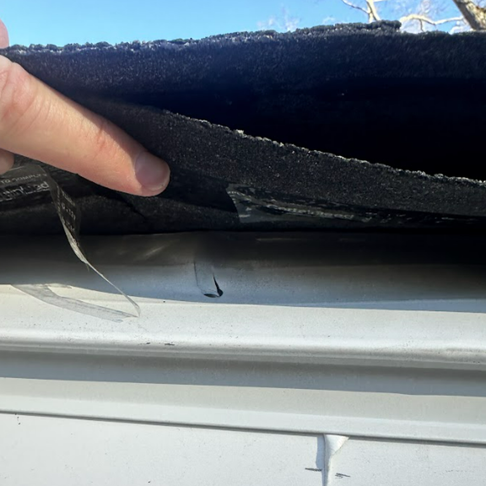 Ultra Roofing - Nail shot through drip edge - Roofing Near Me - Cary, North Carolina Ultra Roofing - Nail shot through drip edge - Roofing Near Me - Cary, North Carolina