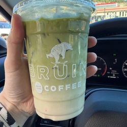 Bruin - Iced green meadows matcha tea latte -- the flavors are SO good.