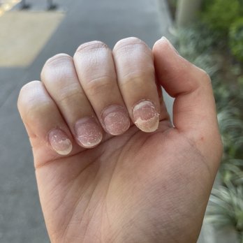 G-nails & Spa - This is how they removed acrylics by force! without soaking or using the drill - Nail Salons Near Me - Davis, California G-nails & Spa - This is how they removed acrylics by force! without soaking or using the drill - Nail Salons Near Me - Davis, California
