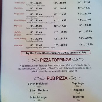 No Name Pub - Menu - pizza options - American Near Me - Big Pine Key, Florida No Name Pub - Menu - pizza options - American Near Me - Big Pine Key, Florida