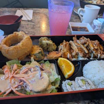 Umi Sushi - Tempura with chicken teriyaki box - Sushi Bars Near Me - Vacaville, California Umi Sushi - Tempura with chicken teriyaki box - Sushi Bars Near Me - Vacaville, California