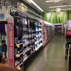 Walgreens - Attractive cosmetic/skin care aisles