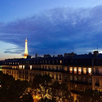 InterContinental Paris Avenue Marceau - A lovely nighttime skyline view from our room. - Hotels Near Me - Paris, 75