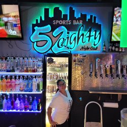 52eighty Sports Bar & Nightclub - The Owner with her Bling Nation Gear. She is very Caring and will Give you the VIP.  She gives Military Discount and Raider Discounts.