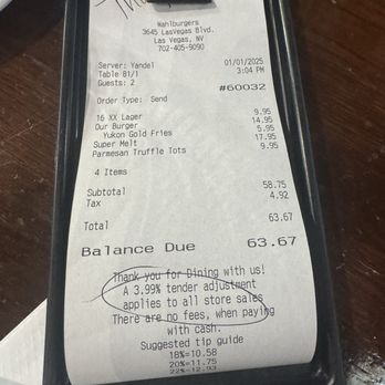 Wahlburgers - What we paid - American Near Me - Las Vegas, Nevada Wahlburgers - What we paid - American Near Me - Las Vegas, Nevada
