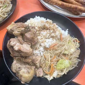 Oriental Mart - Pork adobo, rice, and pancit - Filipino Near Me - Seattle, Washington Oriental Mart - Pork adobo, rice, and pancit - Filipino Near Me - Seattle, Washington