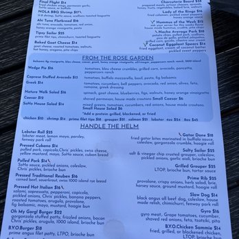 High Tide Social House - Great variety of menu items from lobster rolls, cuban sandwiches, gator sandwiches, pizzas, and salads! - New American Near Me - Cape Coral, Florida