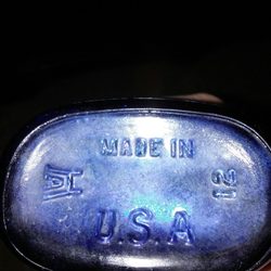 Bottom of magnesia bottle