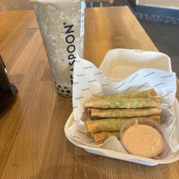 Edamame Rolls, Vietnamese Frapp